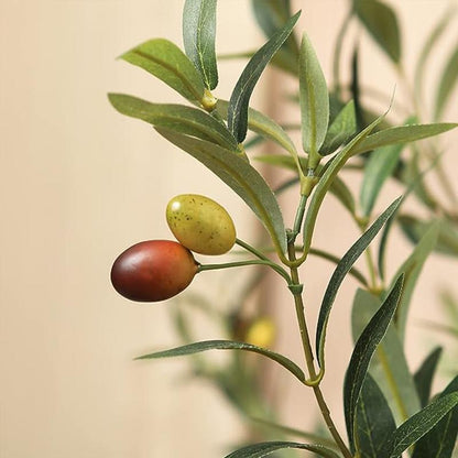 Olive Tree 6FT Tall Faux Silk Plant for Home Office Decor Indoor Fake Potted Tree with Wood Branches and Fruits